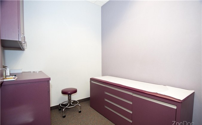 Private orthopedic exam room at North County Orthopedic Medical Group.
