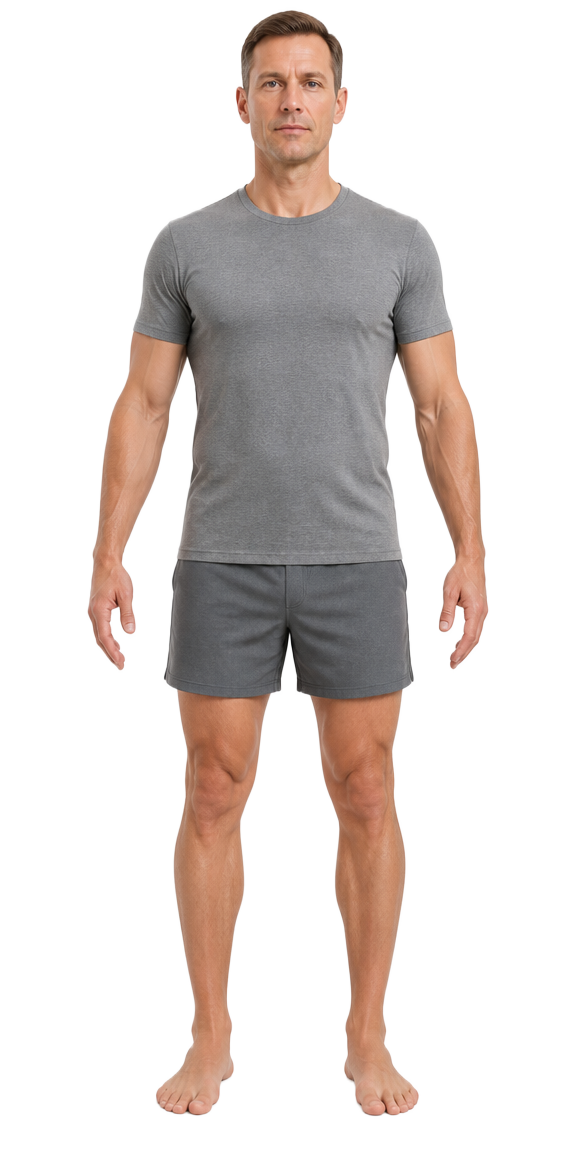 Male anatomical reference figure